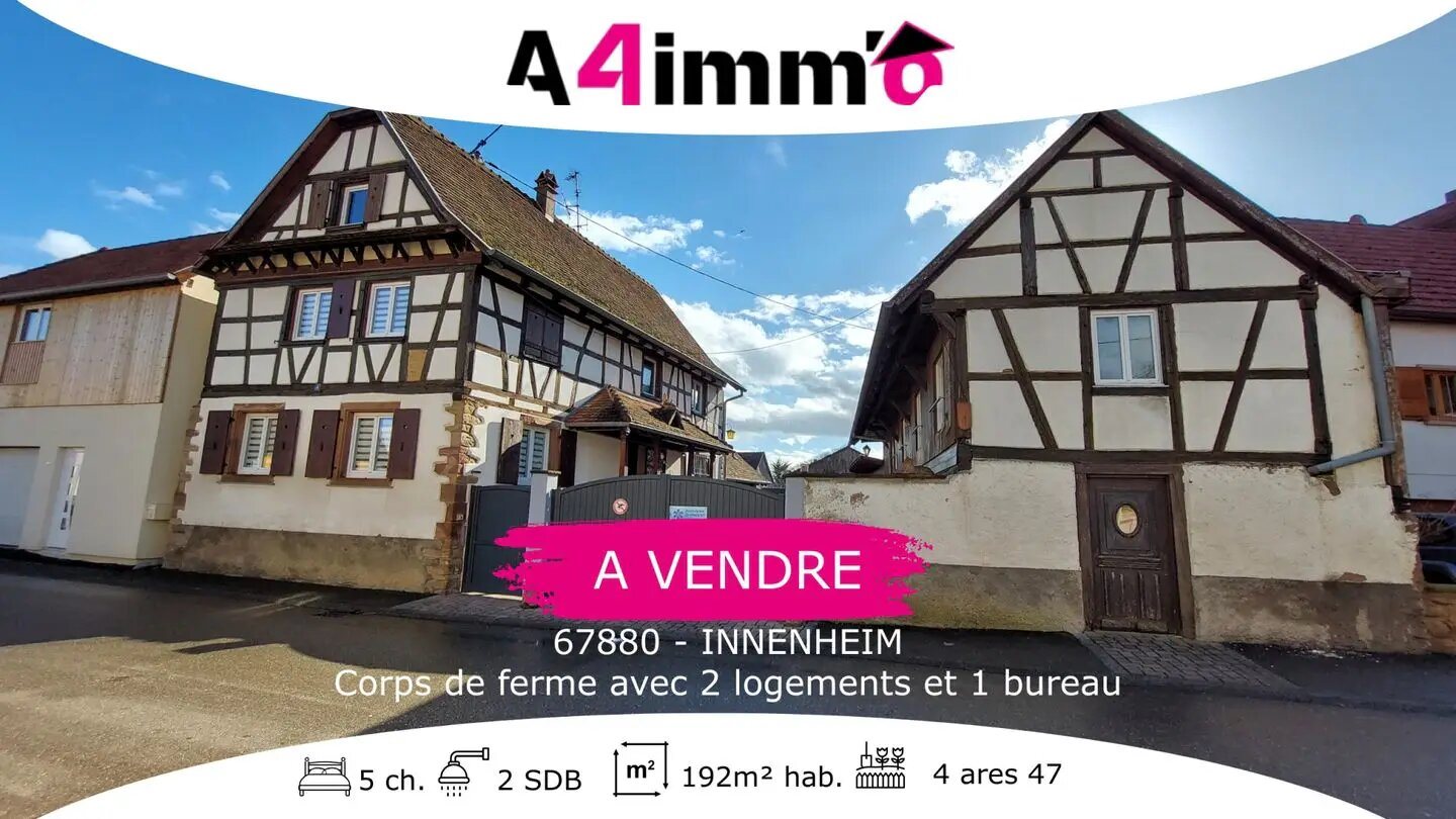 Maison à vendre, 131m², Innenheim
