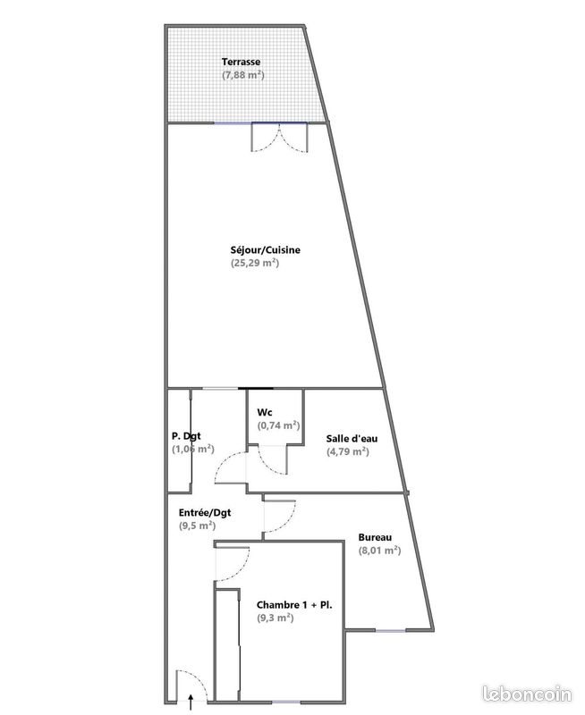 Appartement à louer, 58m², Nîmes