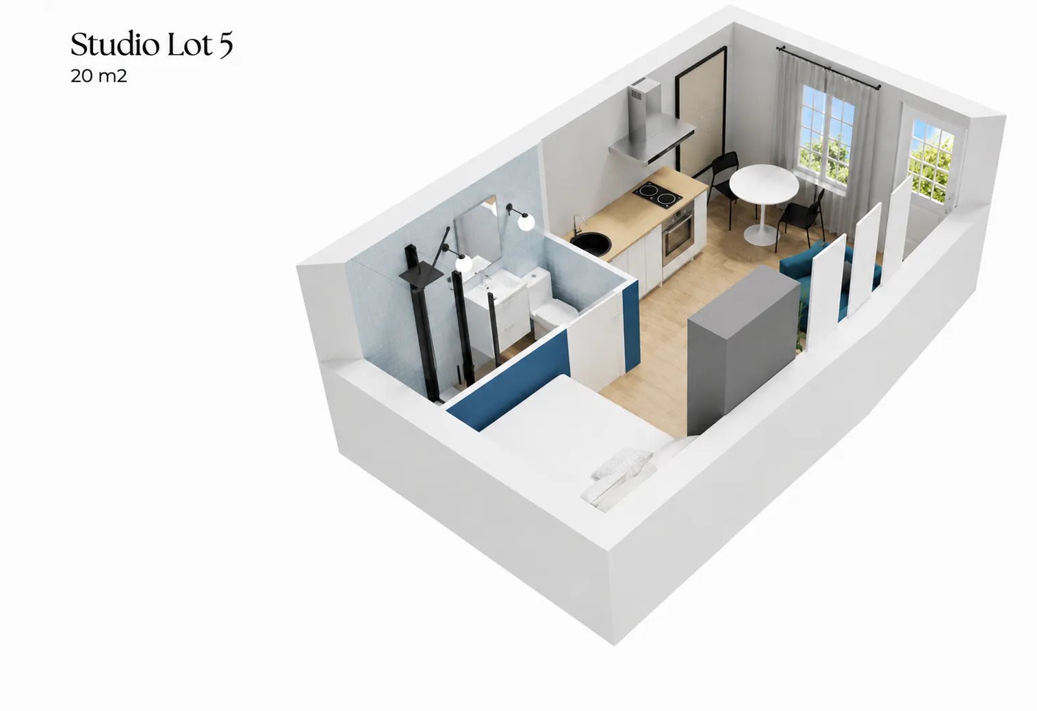 Appartement à vendre, 20m², Saint-Genis-Laval