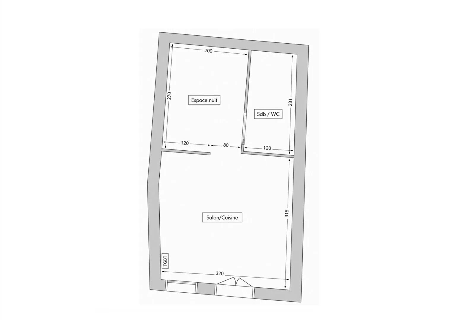 Appartement à vendre, 20m², Saint-Genis-Laval