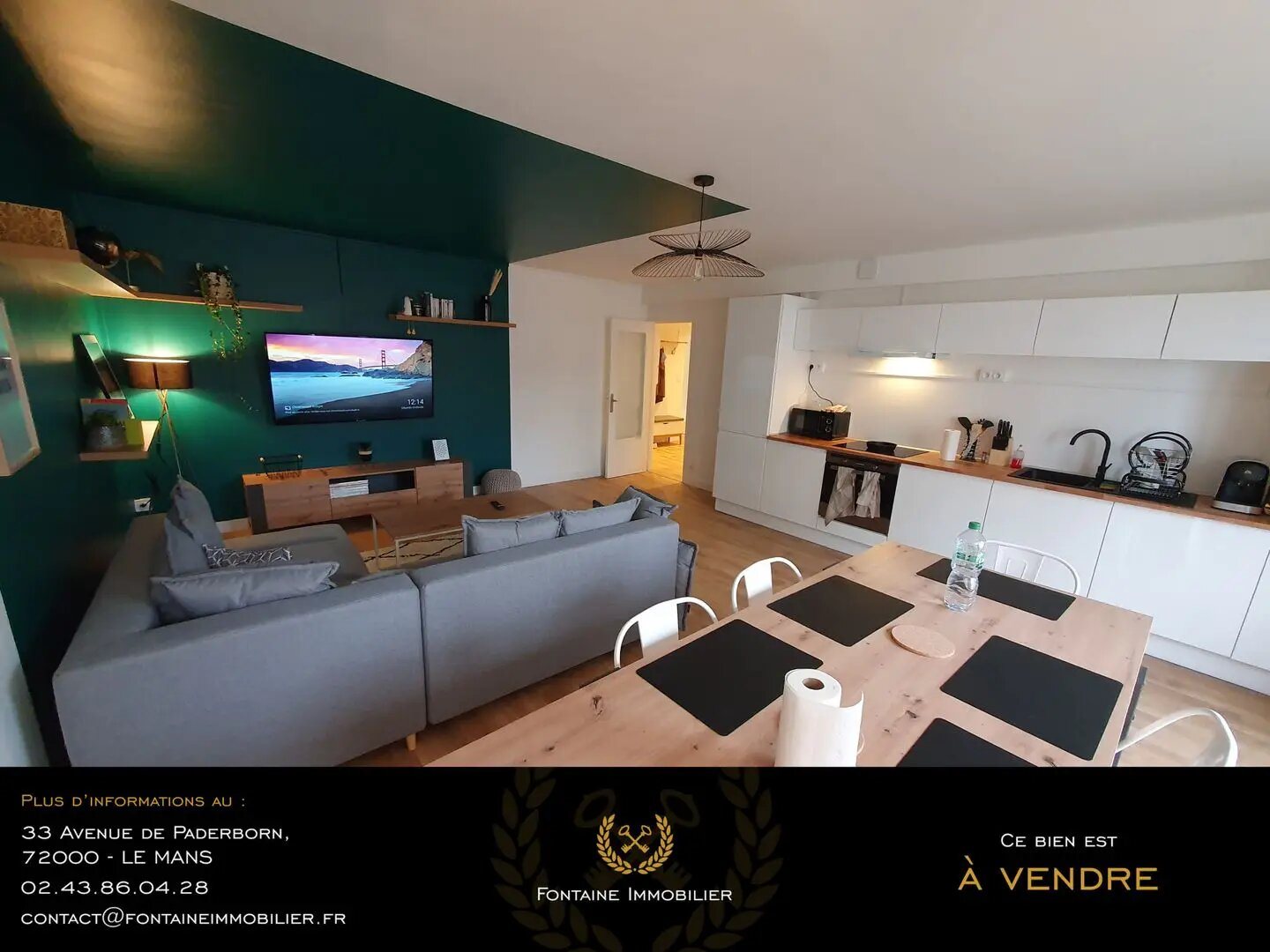 Appartement à vendre, 114m², Le Mans