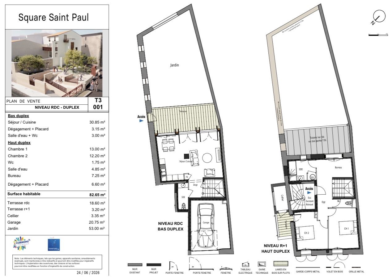 Maison à vendre, 82m², Clermont-l'Hérault