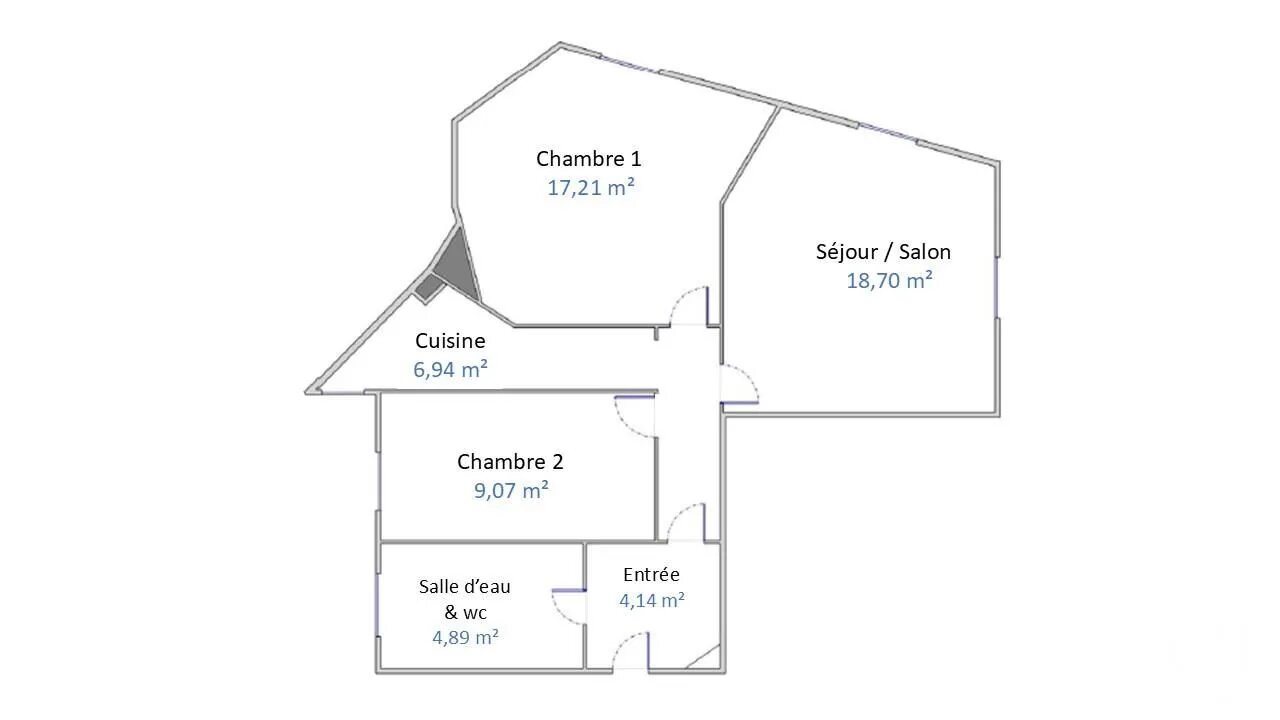 Appartement à vendre, 64m², La Garenne-Colombes