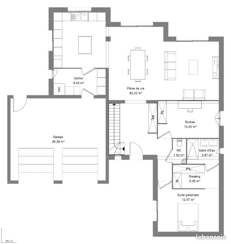 Maison à vendre, 140m², Le Blanc