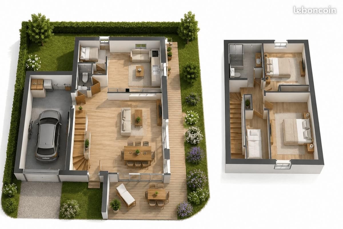 Maison à vendre, 78m², Romagné