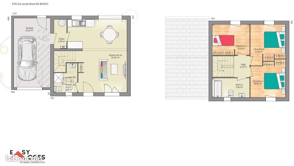 Maison à vendre, 81m², Voivres-lès-le-Mans