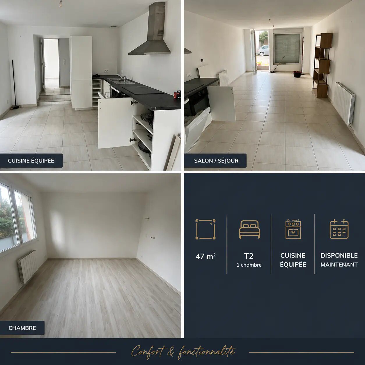 Appartement à louer, 55m², Maël-Carhaix