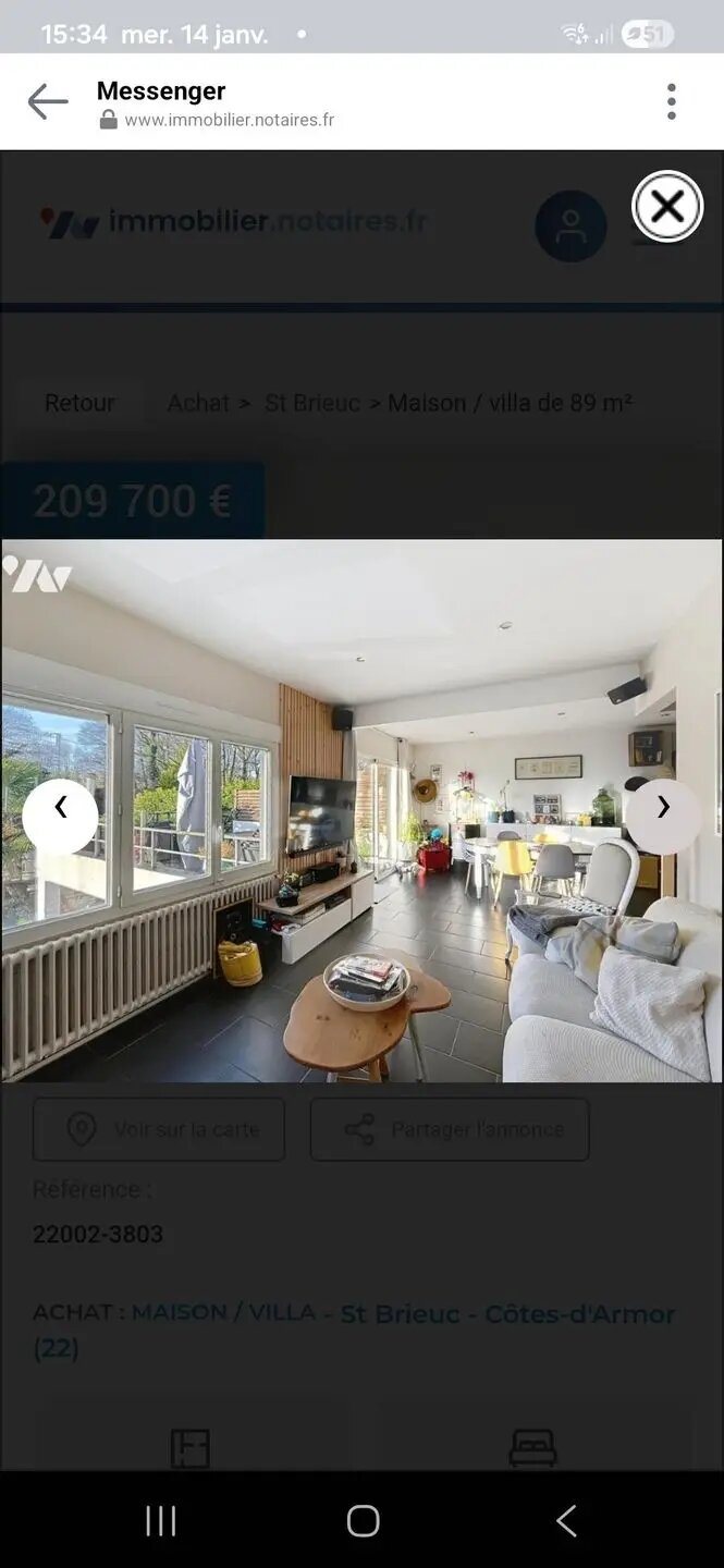 Maison à vendre, 88m², Saint-Brieuc