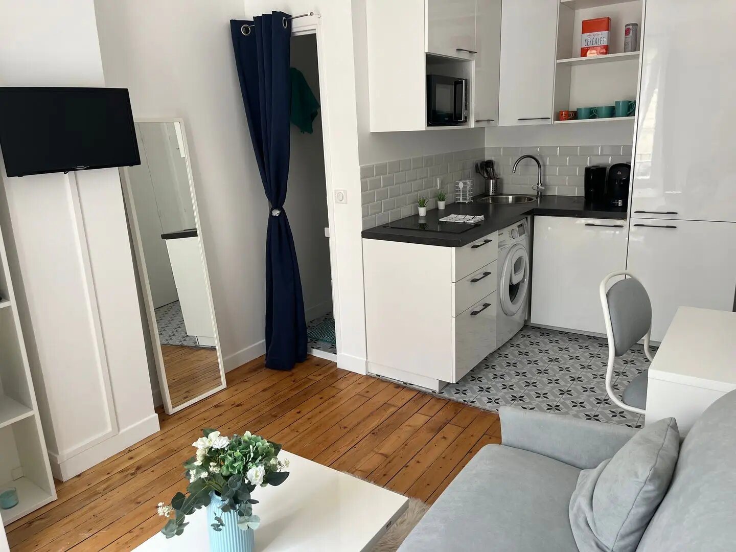 Appartement à louer, 16m², Levallois-Perret