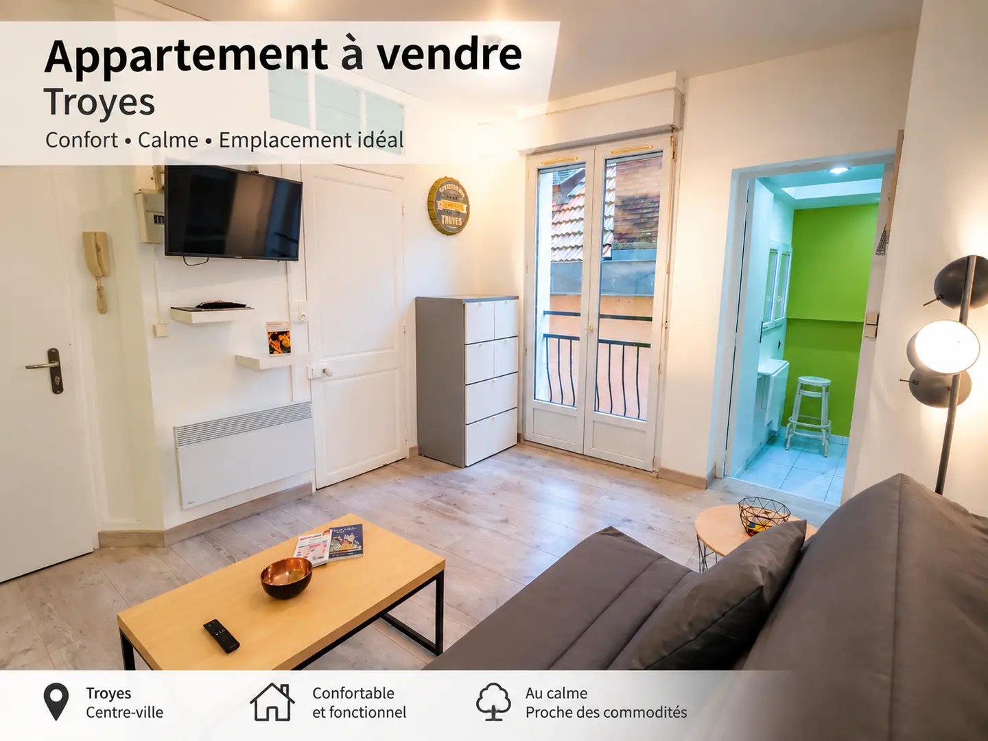 Appartement à vendre, 17m², Troyes