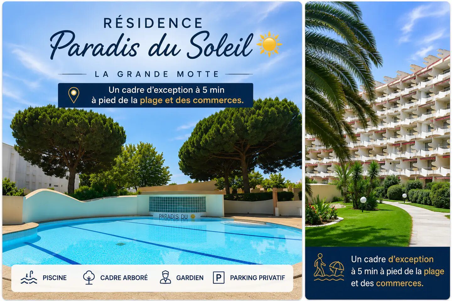 Appartement à vendre, 17m², La Grande-Motte