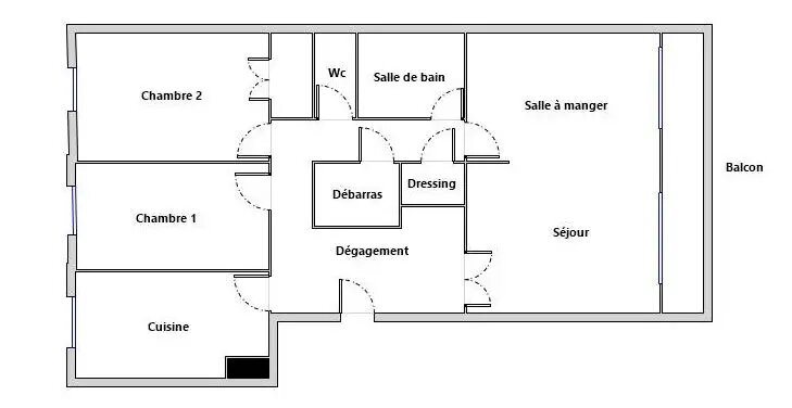 Appartement à vendre, 97m², Besançon