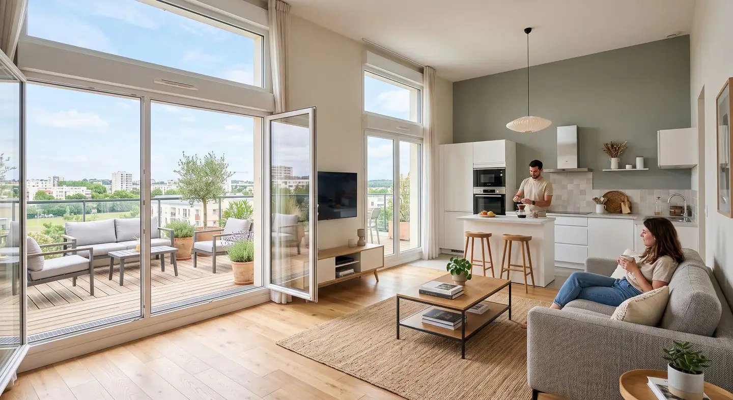 Appartement à vendre, 68m², Cergy