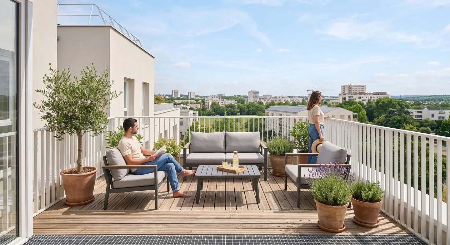 Appartement à vendre, 68m², Cergy
