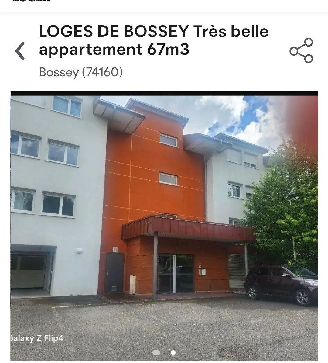 Appartement à louer, 67m², Bossey