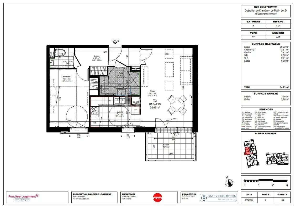 Appartement à louer, 54m², Chenôve