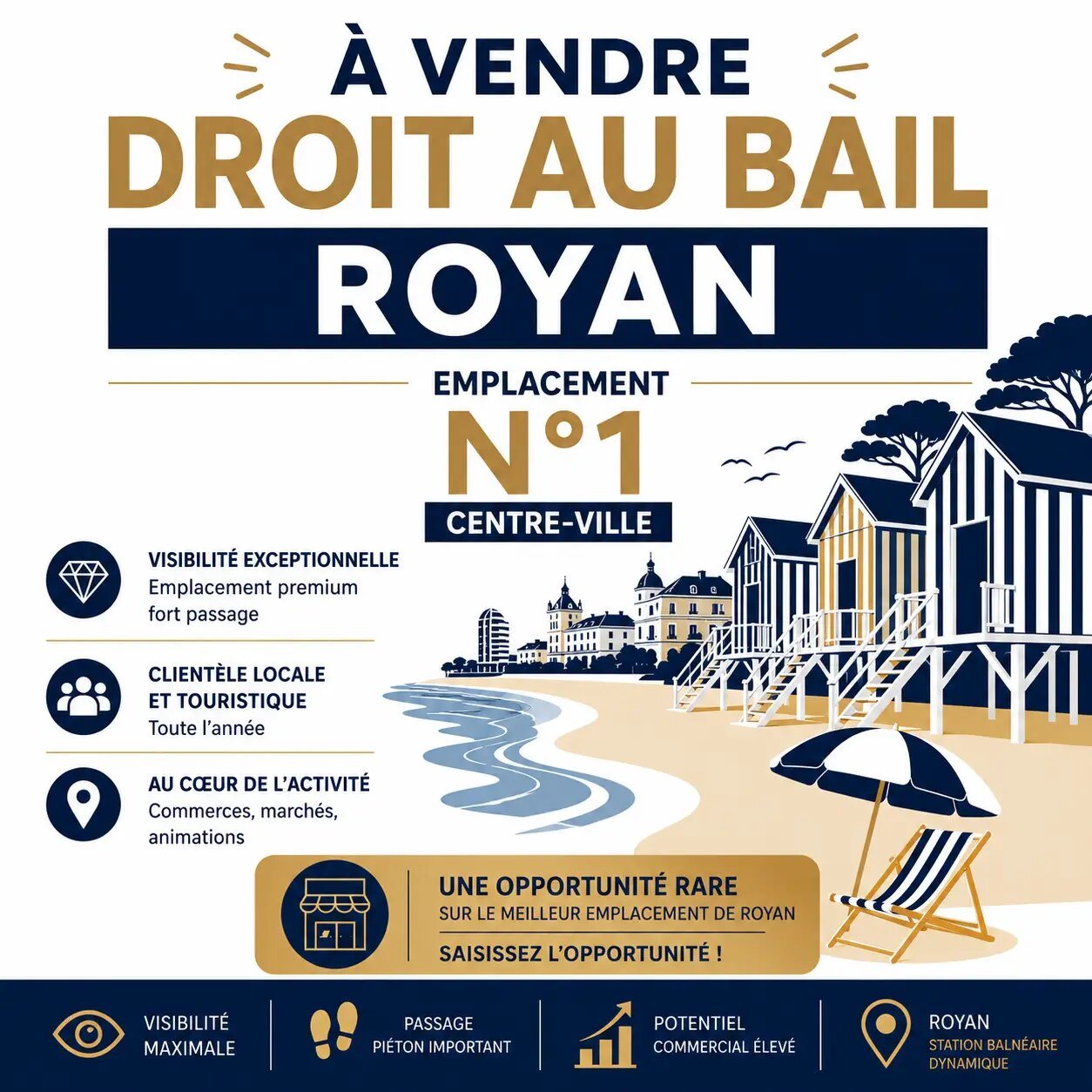 Appartement à vendre, 75m², Royan