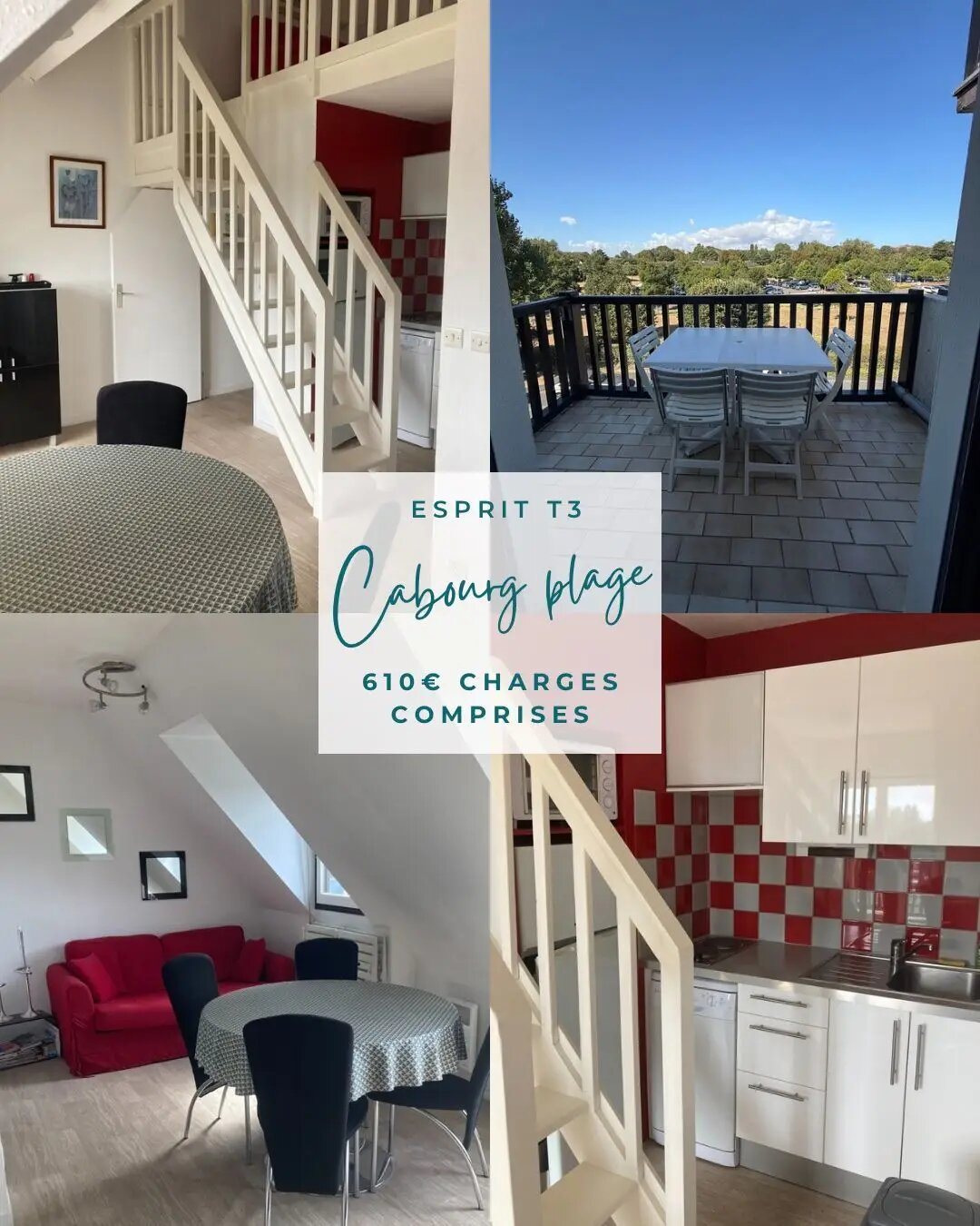 Appartement à louer, 19m², Cabourg