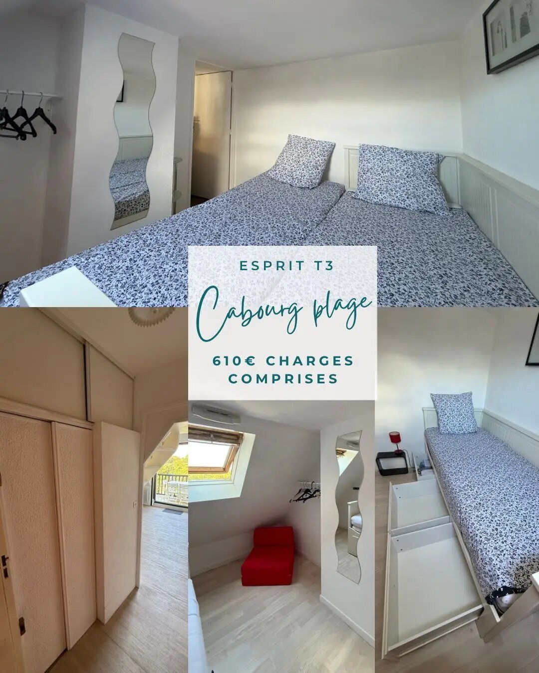 Appartement à louer, 19m², Cabourg