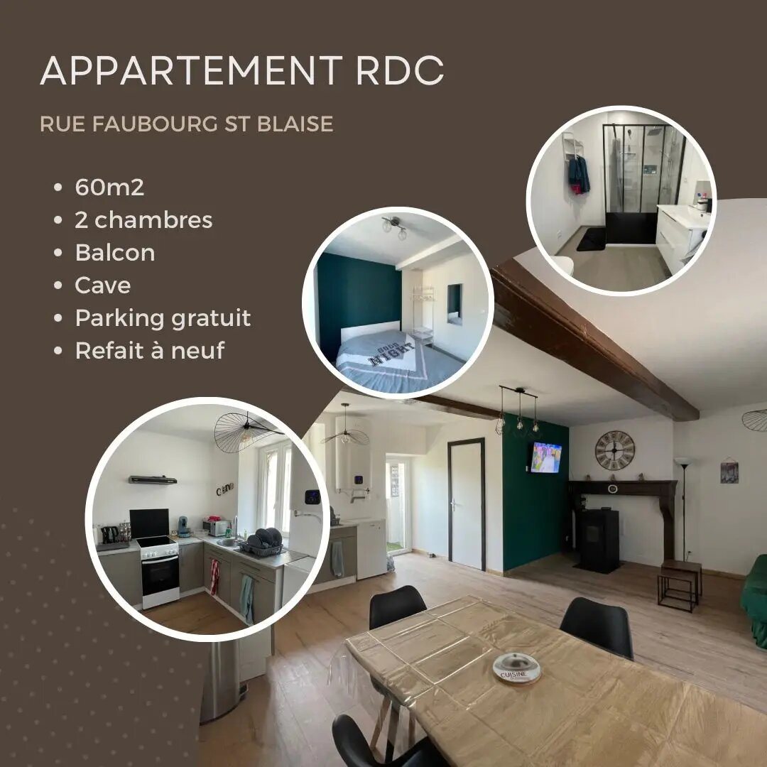 Appartement à vendre, 60m², Autun