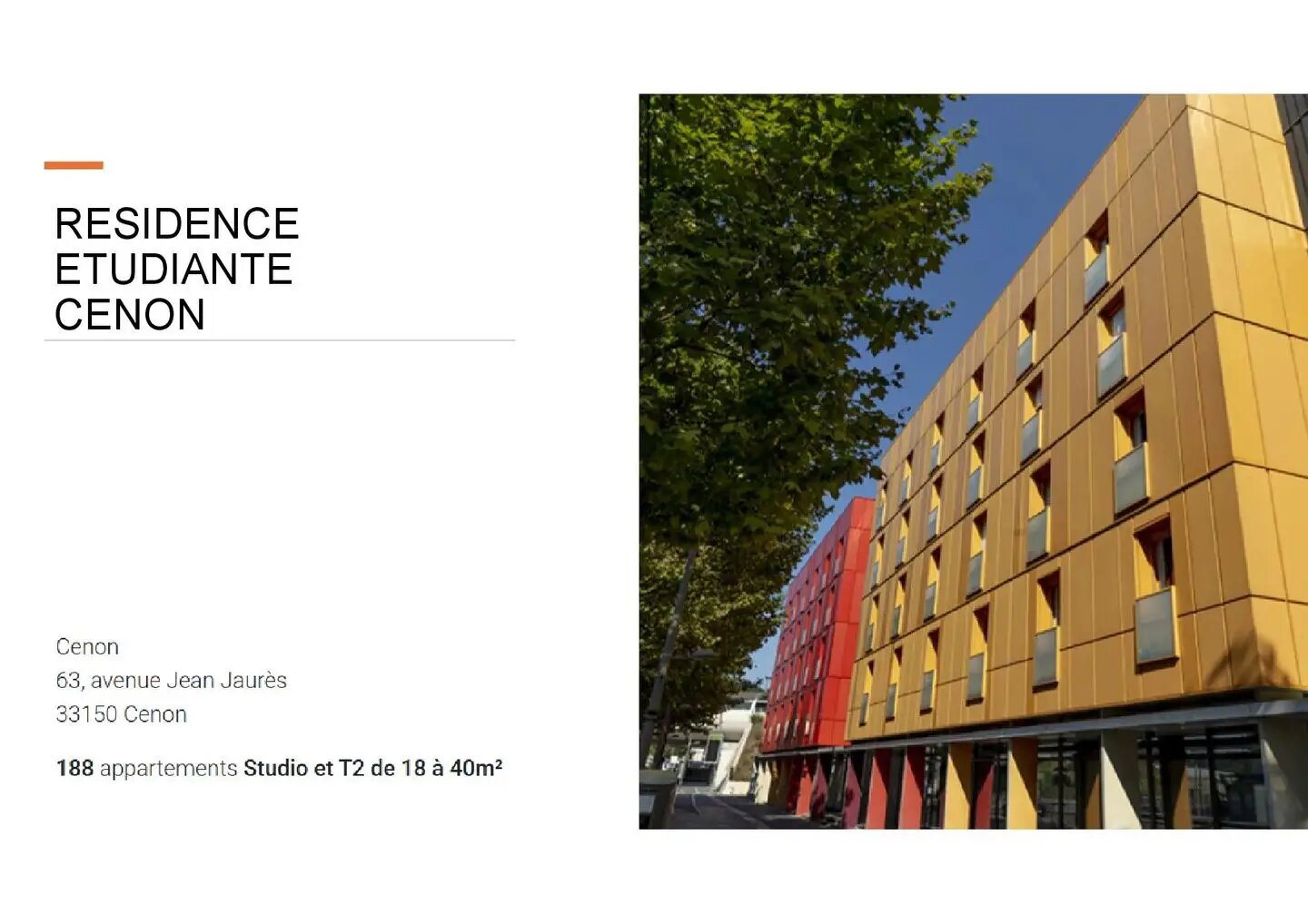 Appartement à vendre, 32m², Cenon