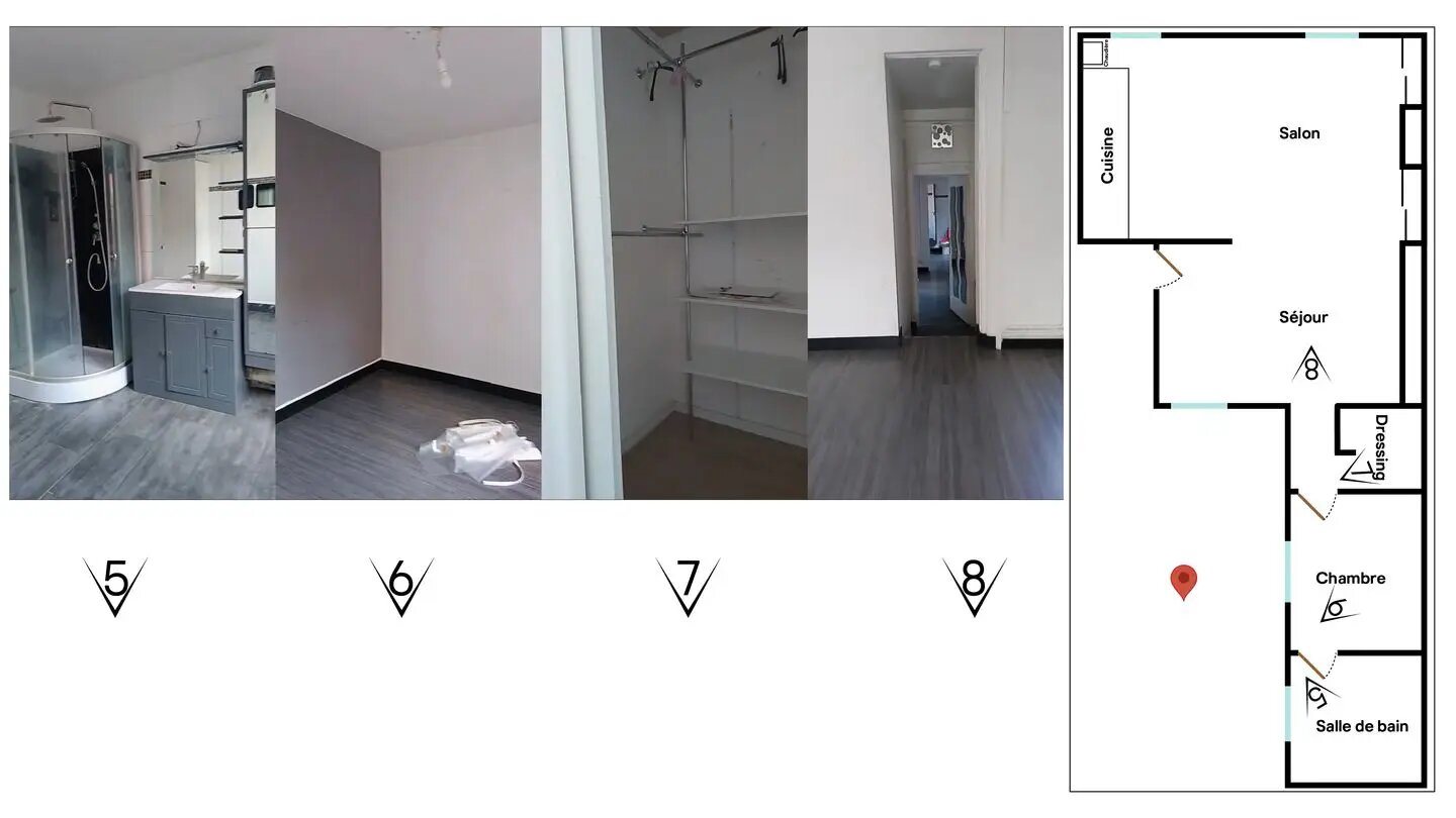 Appartement à louer, 80m², Lille
