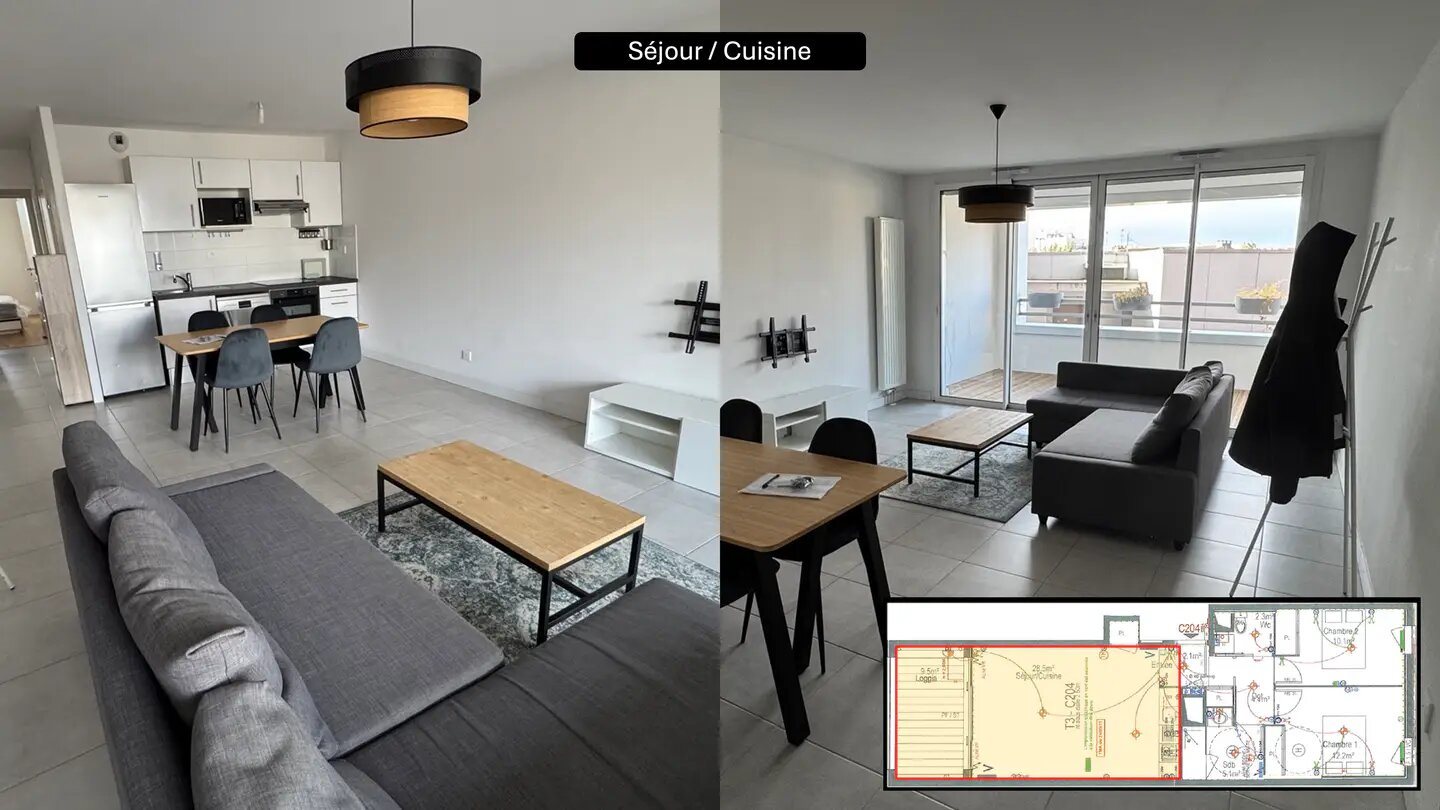 Appartement à louer, 64m², Toulouse