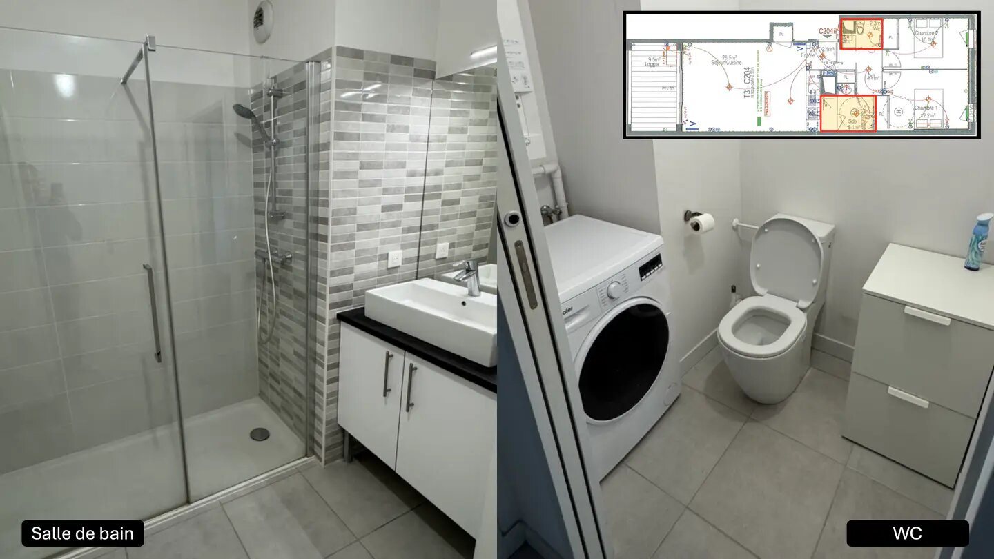Appartement à louer, 64m², Toulouse