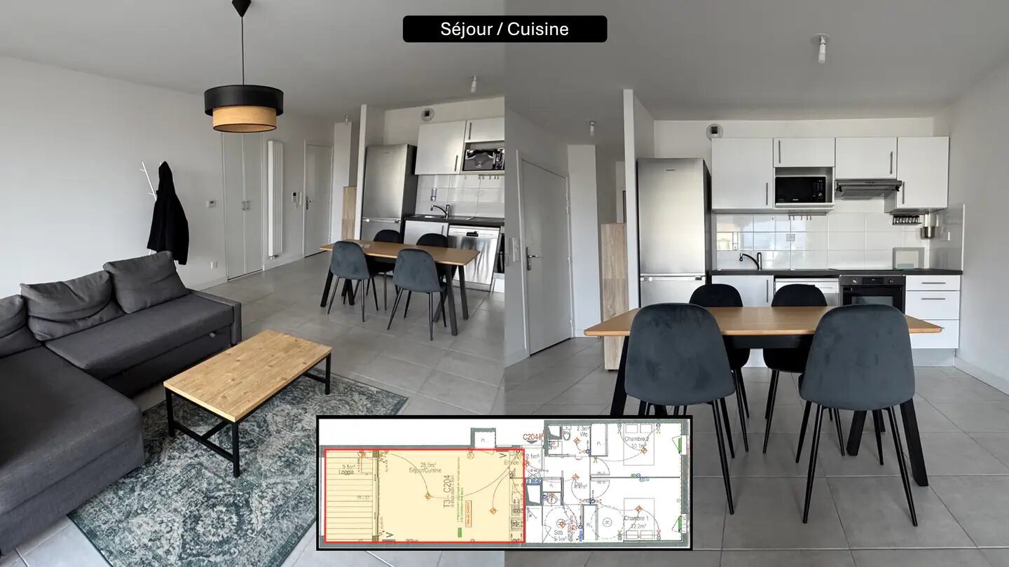 Appartement à louer, 64m², Toulouse