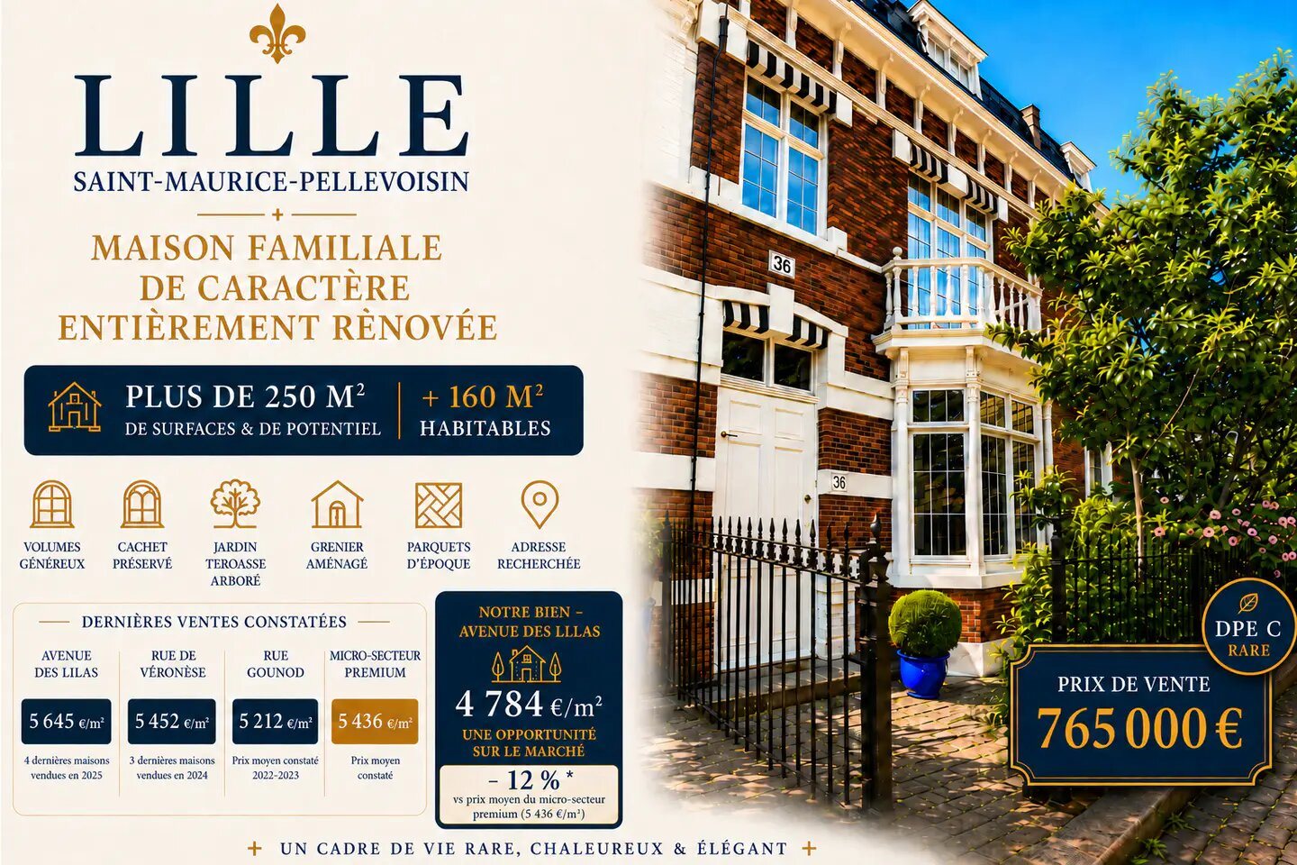 Maison à vendre, 160m², Lille