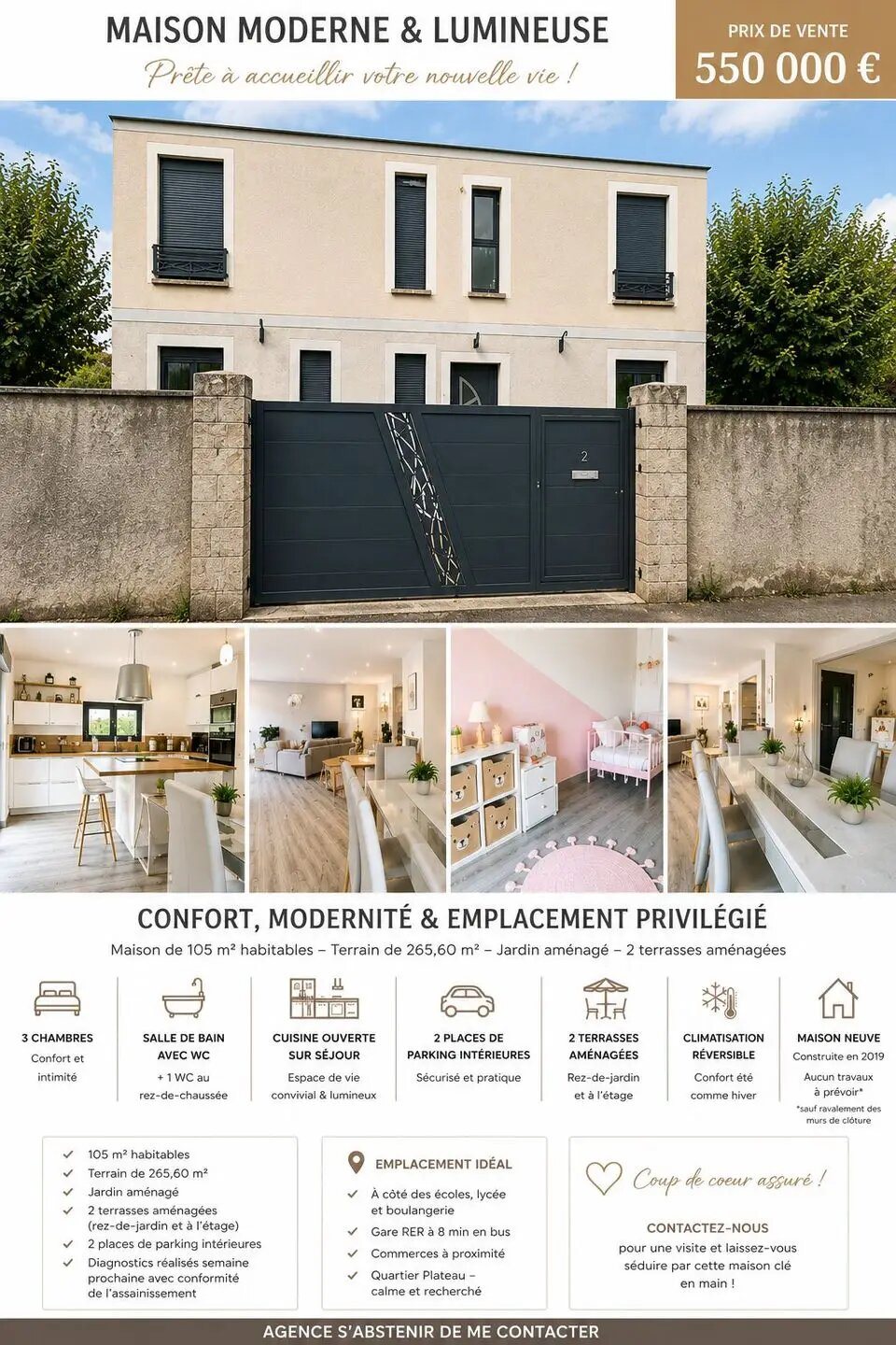 Maison à vendre, 105m², Sucy-en-Brie