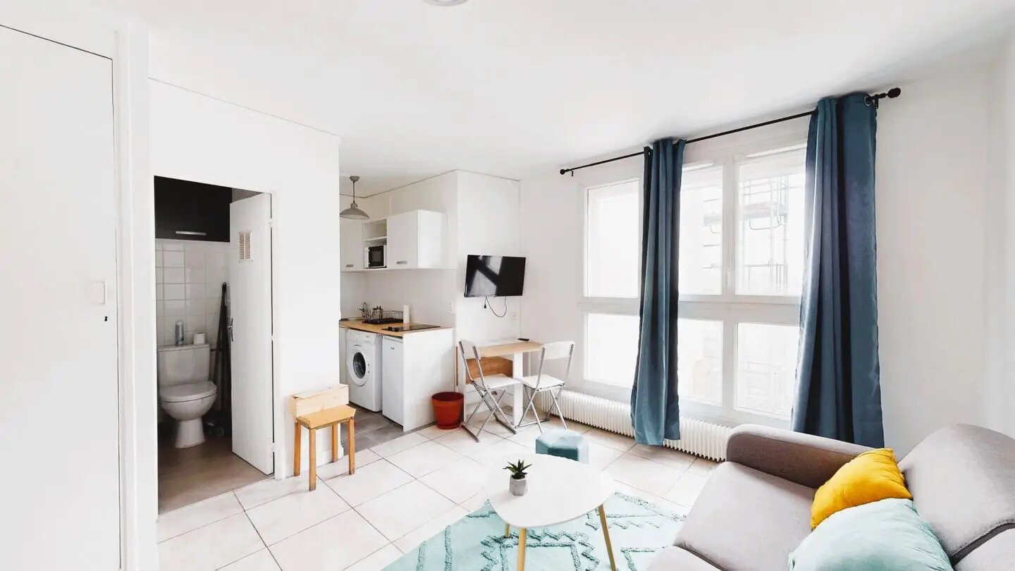 Appartement à louer, 19m², Paris 18ème