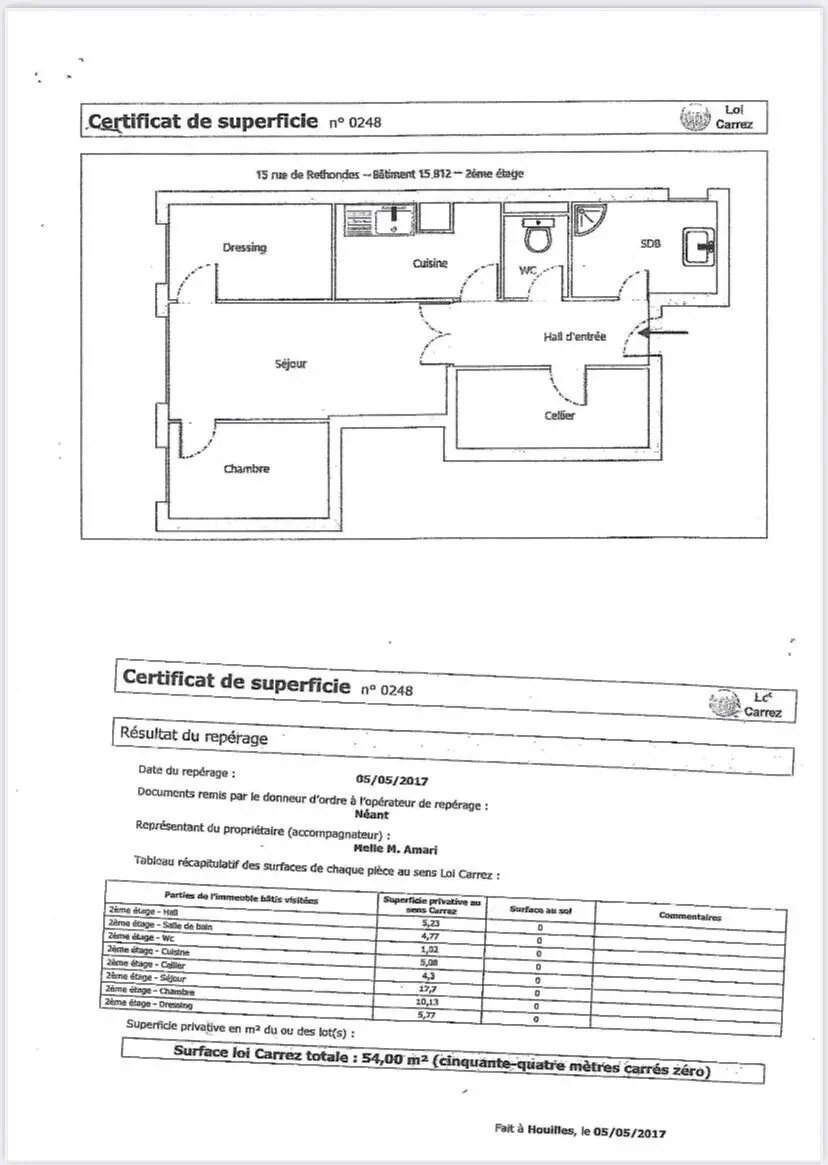 Appartement à vendre, 54m², Argenteuil