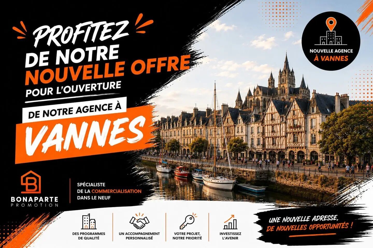 Appartement à vendre, 62m², Vannes