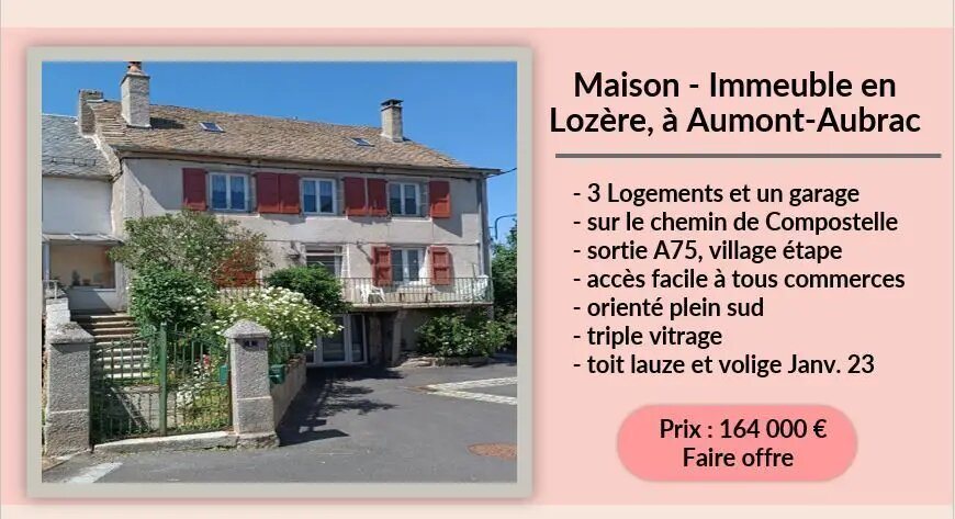 Maison à vendre, 171m², Aumont-Aubrac