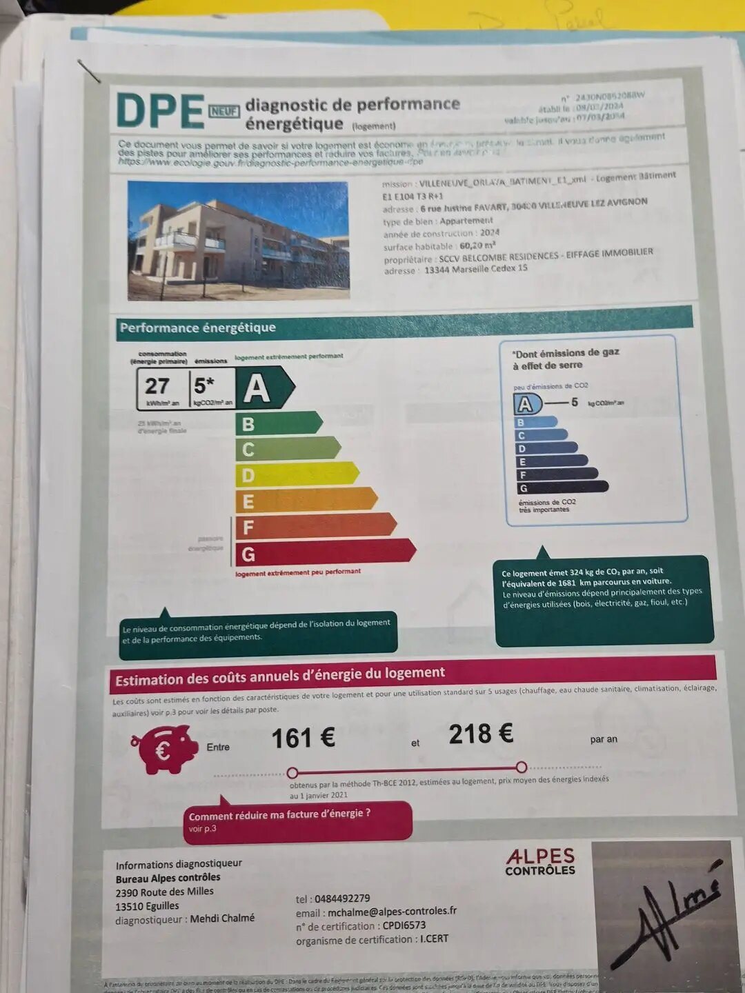Appartement à louer, 60m², Villeneuve-lès-Avignon