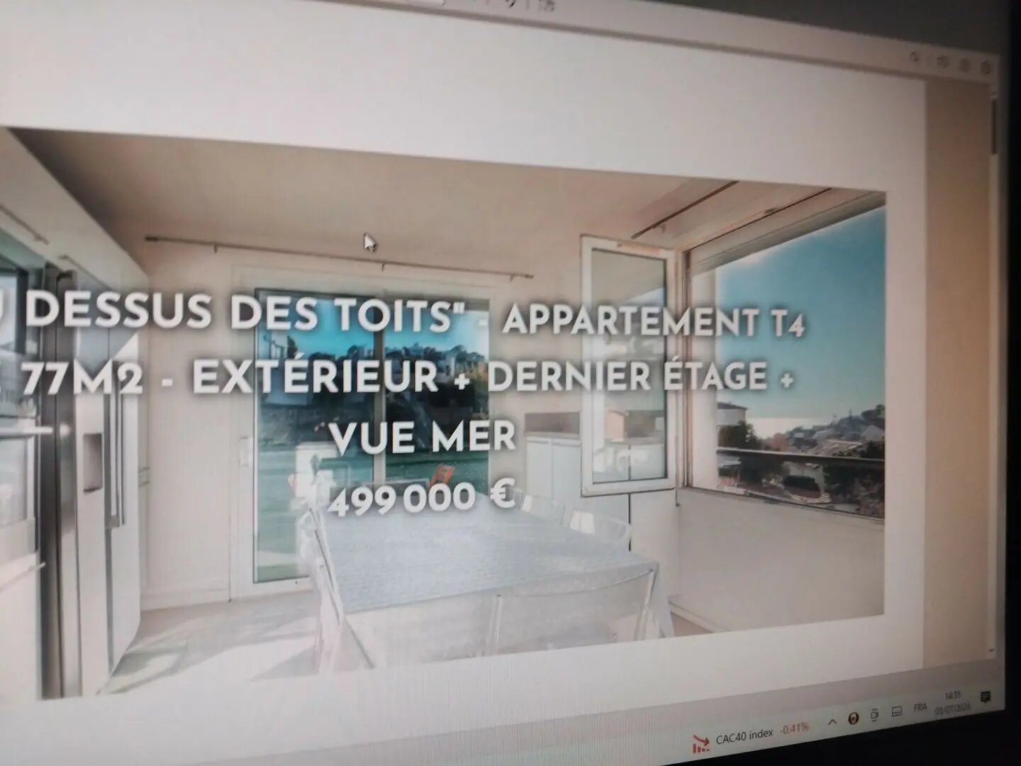 Appartement à vendre, 80m², Marseille 7ème