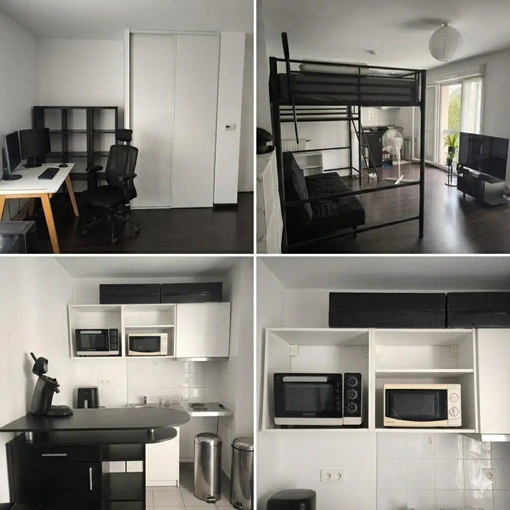Appartement à louer, 32m², Cergy