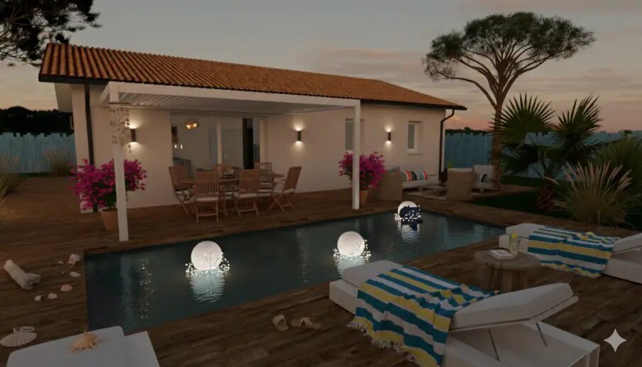 Maison à vendre, 80m², Biscarrosse
