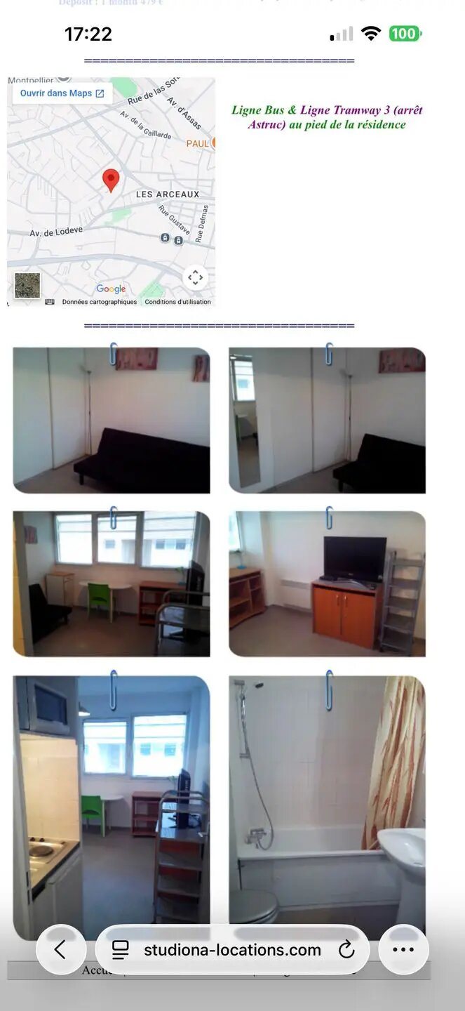 Appartement à vendre, 18m², Montpellier