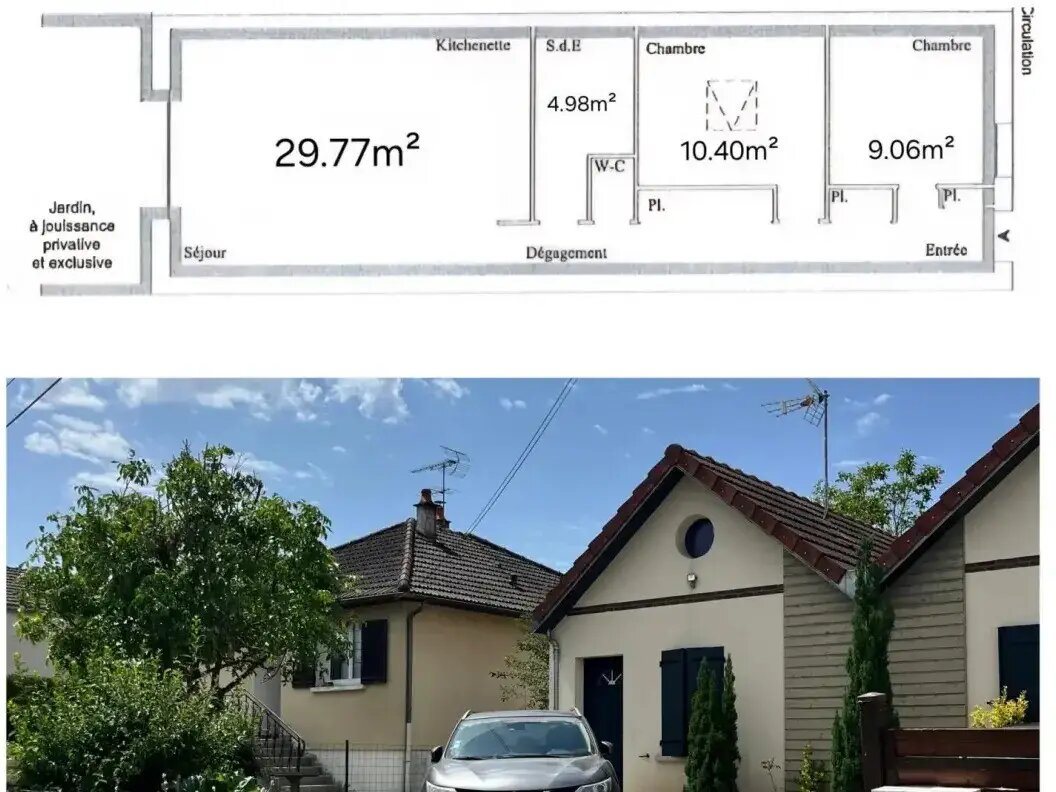 Maison à louer, 67m², Saint-Julien-les-Villas