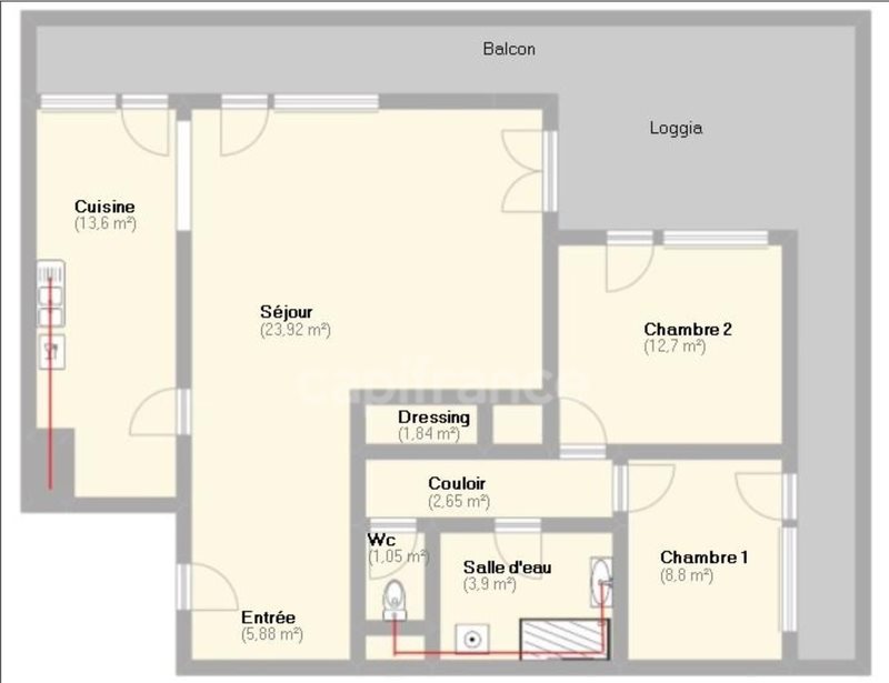 Appartement à vendre, 75m², Noisy-le-Roi
