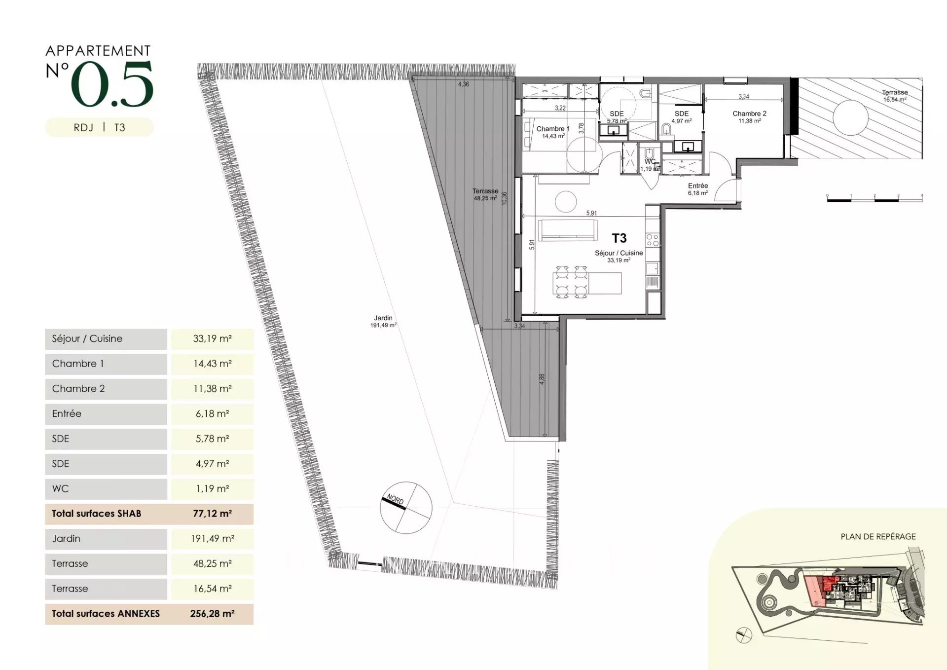 Appartement à vendre, 77m², Saint-Raphaël