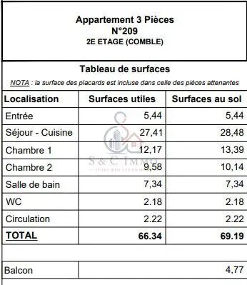 Appartement à vendre, 66m², L'Haÿ-les-Roses