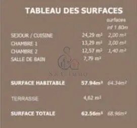 Appartement à vendre, 57m², Ormoy