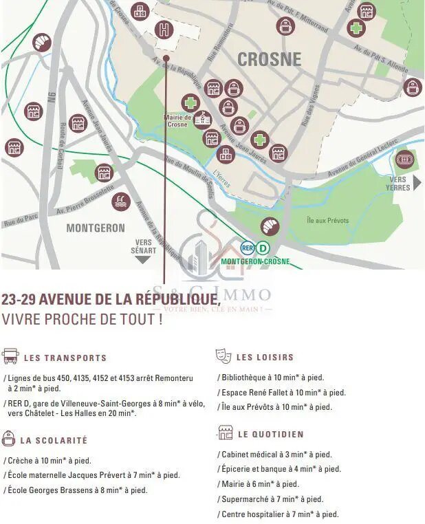 Appartement à vendre, 30m², Crosne