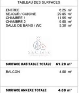 Appartement à vendre, 61m², La Queue-en-Brie