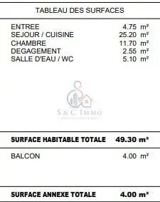 Appartement à vendre, 49m², La Queue-en-Brie