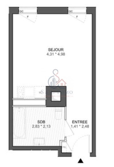 Appartement à vendre, 28m², Ivry-sur-Seine