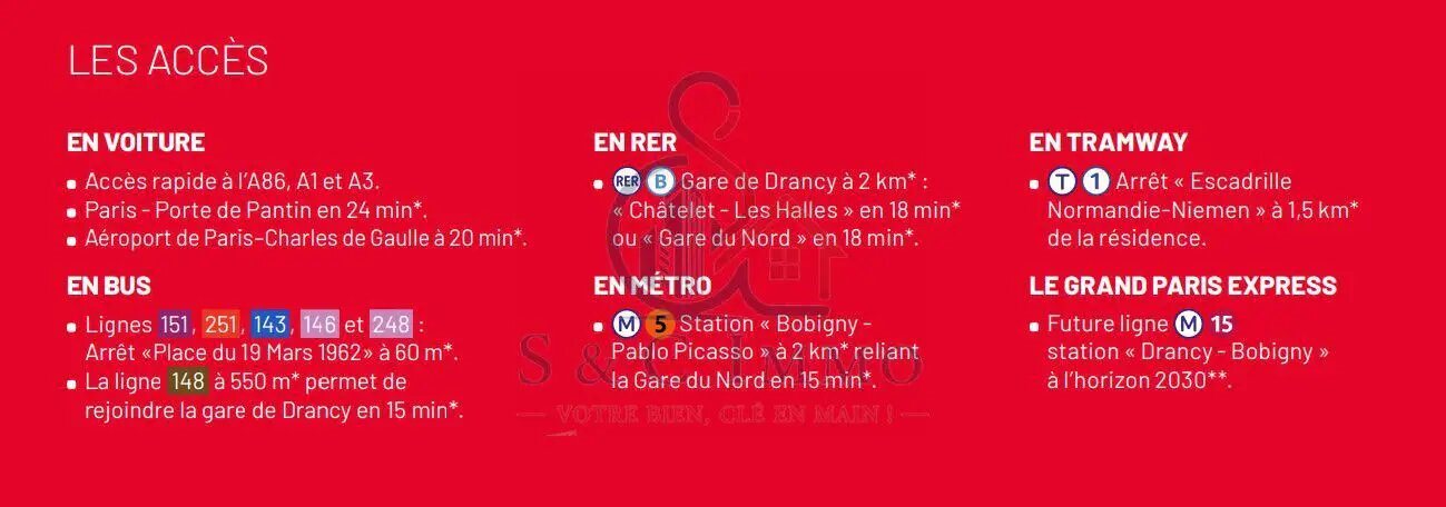 Appartement à vendre, 60m², Drancy